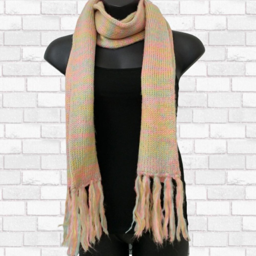 Forever 21 Oversize Multi-Color Pastel Scarf